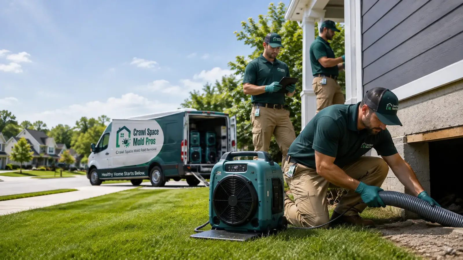 Crawl Space Mold Removal in Hammondsville, OH
